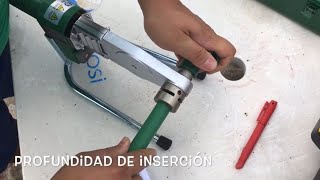 Como usar Termofusora Básico paso a paso