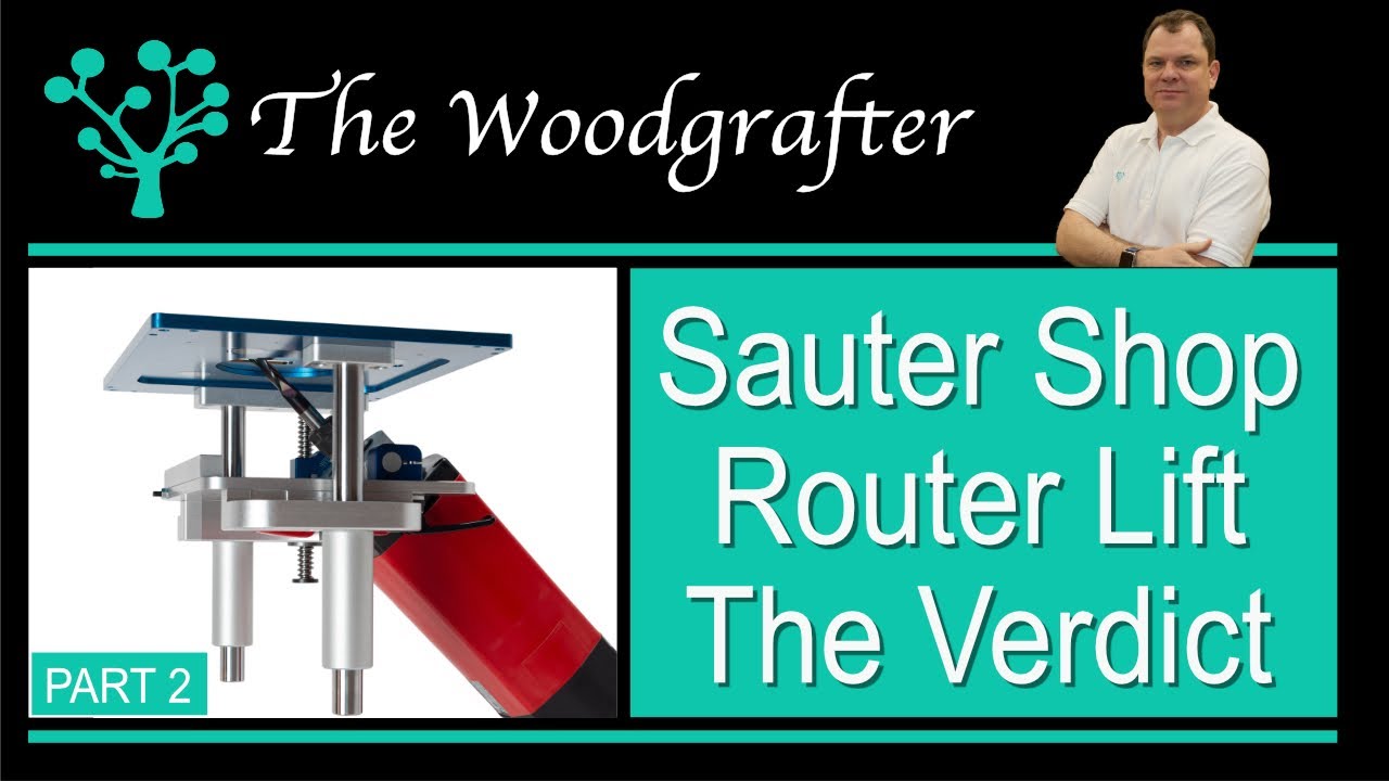 Building A Router table - Sauter Shop Router lift the verdict - YouTube