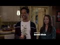 Abed practicing smiling - community clip