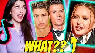 Reacting to INSANE Plastic Surgery Tiktoks (Cardi B, Cristiano Ronaldo, Madonna) (2023)