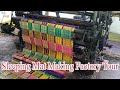 korai mat making process korai pai manufacturing, sleeping mat making by machine factory visit