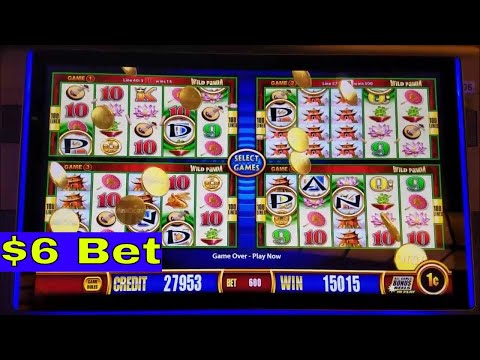 Wild Panda Slot Machine Bonuses and Big Win Lines Hit - 동영상