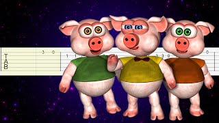 Los Tres Chanchitos - Guitarra Tutorial