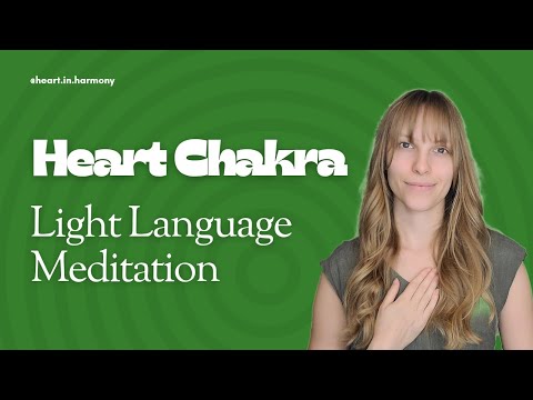 Heart Chakra Light Language Meditation - YouTube