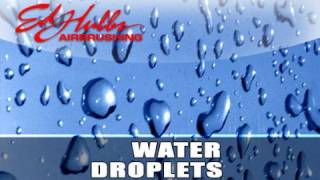 Airbrushing Water Droplets