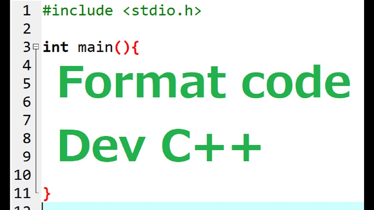 dev c++ download ล่าสุด  New 2022  C programming - Format code trong Dev C ++ 2020 - not install in C Drive