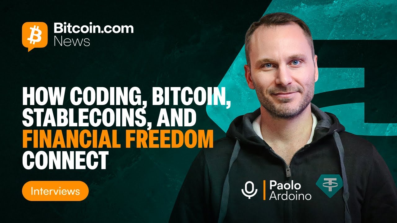 Tether’s CEO Paolo Ardoino shares how coding, Bitcoin, stablecoins, and  financial freedom connect
