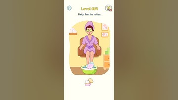 🧠DOP : Draw One Part All Levels-654 Gameplay Solution 👍 #shorts