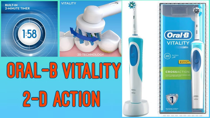 Rechargeable Toothbrush Oral-B Vitality 2D Action - Unboxing - Youtube