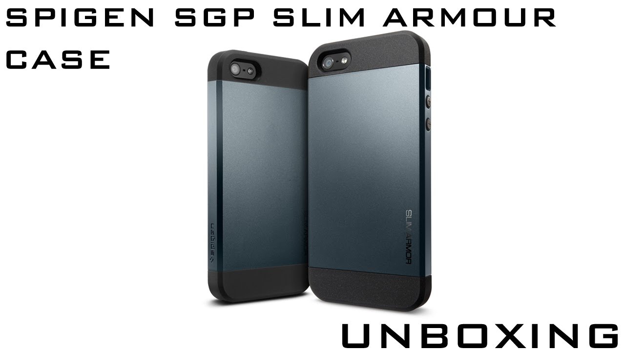 Spigen SGP Slim Armour Case iPhone 5 Unboxing