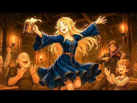 Medieval Fantasy Tavern Ambient Music | D&D Celtic Fantasy Tavern Music for Deep Sleep & Cozy Nights