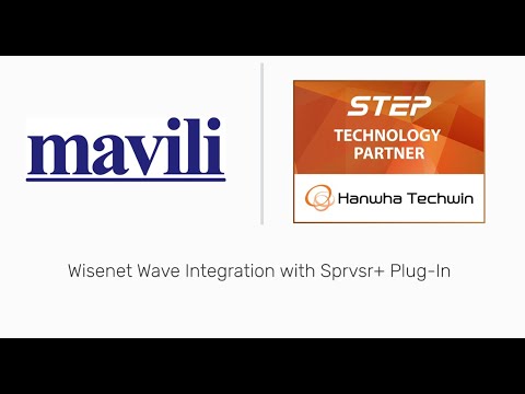 Wisenet Wave Integration with SPRVSR + Plug-In