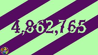 colorful numbers 1 to 10.6 million (tattoo fonts) screenshot 3