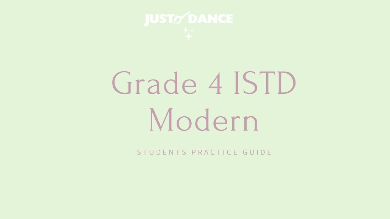 Grade 4 ISTD Modern