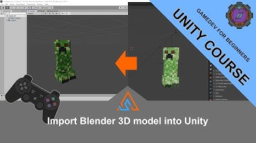 37 Import 3d models from Blender in Unity