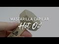 🥰 ¿CÓMO HACER MASCARILLA CAPILAR SÓLIDA? || Mascarilla Hot Oil