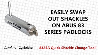 (L8) Easily Change Out Shackles on ABUS 83 Series Padlocks