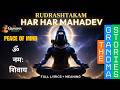 SHIV SHANKAR Rudrashtakam रुद्राष्टकम  | Hindi Lyrics + English Meaning | Mahadev Divine Chant