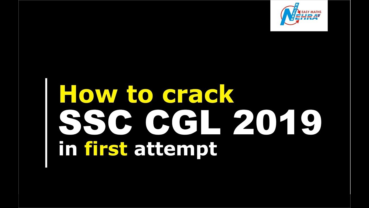 How to crack SSC CGL 2019 in first attempt | SSC English | SSC Maths ...