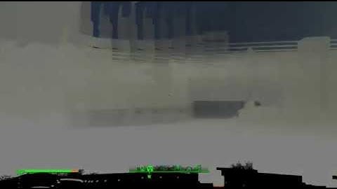 Fallout 4 trippy graphics bug.