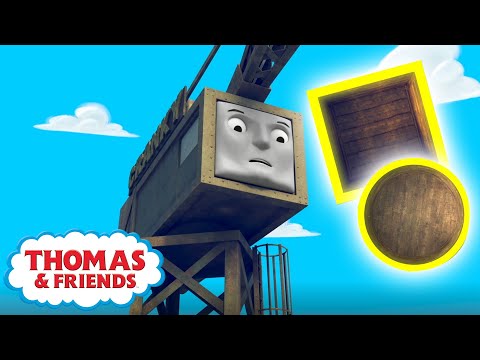 Thomas U0026 Friends™ | Cranky Learn About Shapes | Learn With Thomas Compilation | Educational