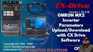 OMRON: MX2 Inverter parameters Upload Download and Monitor Procedure with OMRON CX Drive Software.