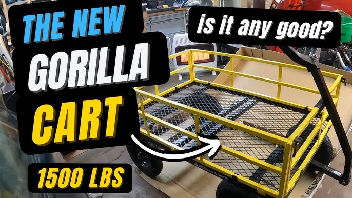 Gorilla Cart side rails tutorial - adding side walls to the GOR6PS 