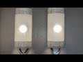 DIY Glamorous Wall Sconces