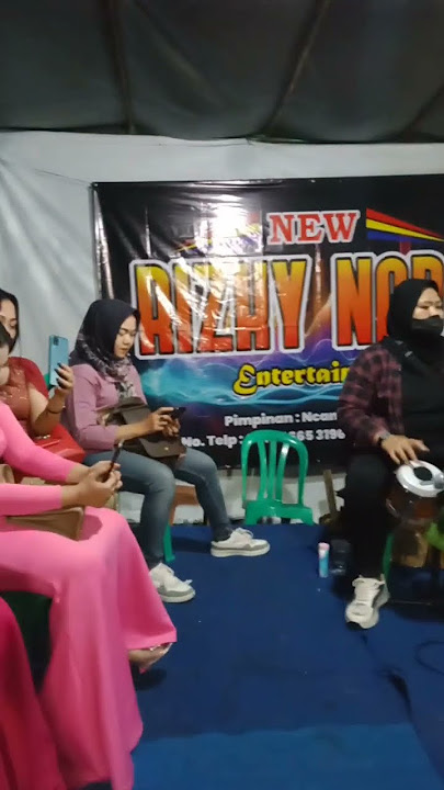 Instrumen dulu sebelum acaranya di  mulai bersama RIZKY NADA entertainment