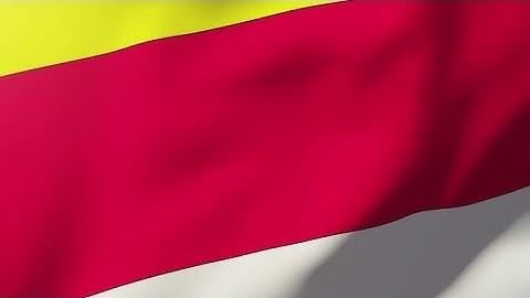 4K Carinthia flag waving in the wind. Looping sun rises style. Animation loop Stock video