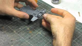 Iron Hands Landspeeder Tutorial   3   Sub Assemblies