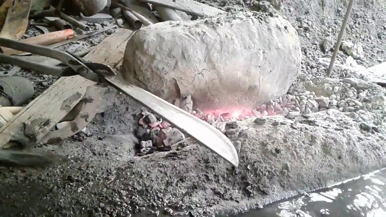 การชุบคมมีดเขาทำกันยังไงมาดูกันครับ