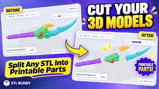 Information How to Cut 3D Models Into Printable Parts | STL Buddy Model Splitter Update
