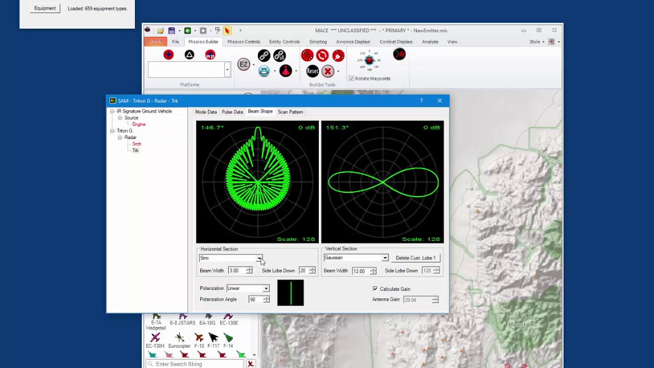 Mace Software Interface Radar Creation in MACE - YouTube