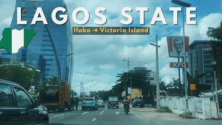 A Peaceful Saturday Morning Drive in Lagos | Ifako ➜ Victoria Island 🇳🇬