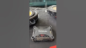 Focal 2.0 car audio with crossover