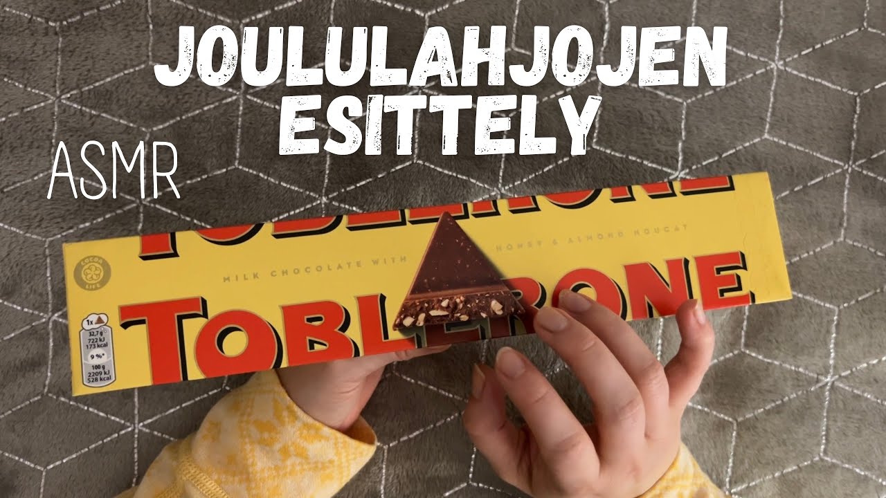 ASMR SUOMI - joululahjojen esittely + pari ostosta ✨