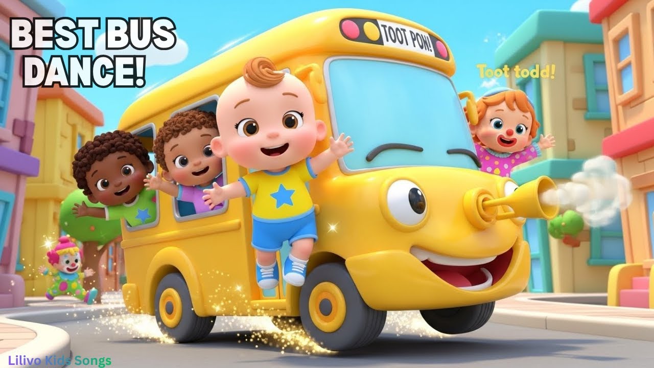 🚌 New BEST BUS DANCE Song! | Jump, Wave, Stomp | High Energy Kids Songs & Toddler Nursery Rhyme