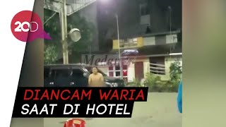 Pria Bugil Keluar Hotel di Medan Gegara Diperas Waria!