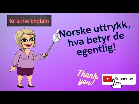 Video: Hva Betyr Uttrykket 