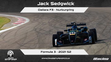 iRacing - 21S2 - Dallara F3 - Formula 3 - Nurburgring - Jak