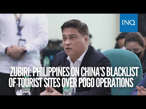 Philippines on China’s blacklist of tourist sites over Pogo operations — Zubiri