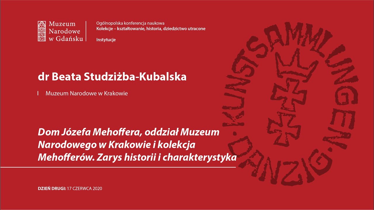 Dom Józefa Mehoffera, oddział MNK i kolekcja Mehofferów. Zarys historii i charakterystyka