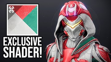 How To Get This Exclusive NEW Shader! Bungie Finally Did It! - Season of the Witch