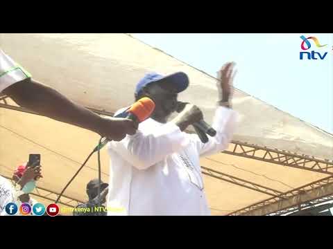 Hatutaki madoadoa hapa Wajir - Raila Odinga