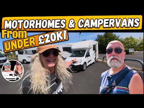 Campervans & Motorhomes FROM £20k!  We tour Budget vs LUXURY! 🚐
