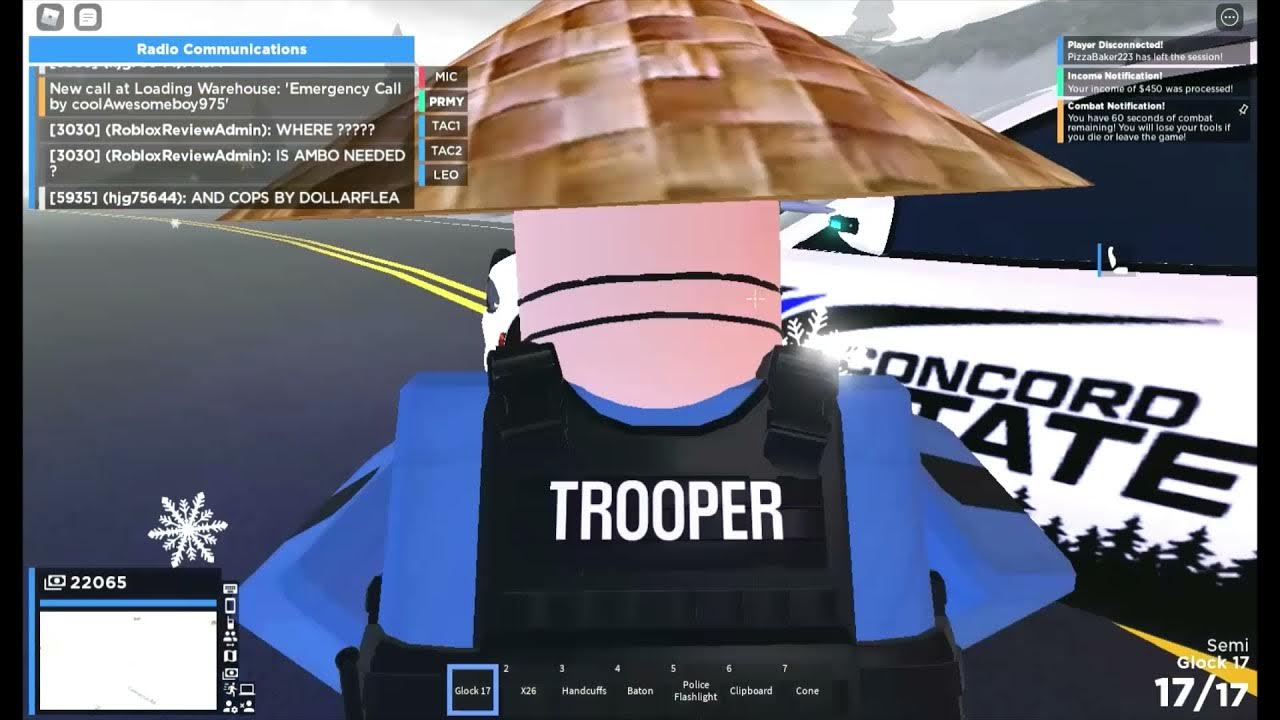 Roblox Berkeley County, Concord (State Police Gameplay) YouTube
