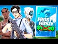 FORTNITE SCAMMED ME 😭 - Frosty Frenzy Highlights ❄️ (Saevid)