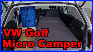 Die letzten Anpassungen im neuen Camper | VW Golf Micro Camper (Teil3/3)