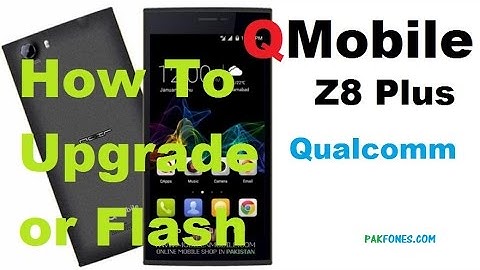 QMobile z8 Plus  Software Flashing